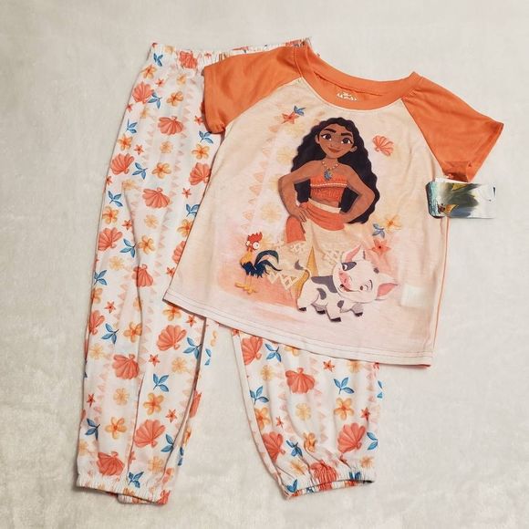 Disney's Pajamas Disneys Moana Girls Summer Pjs Poshmark